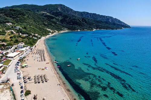 Studio "Angel's Studio 2" avec vue sur les montagnes, balcon et Wi-Fi.