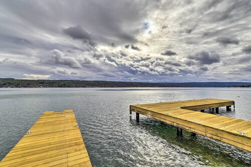 Charming Home on Keuka Lake w/ Dock & Fire Pit!
