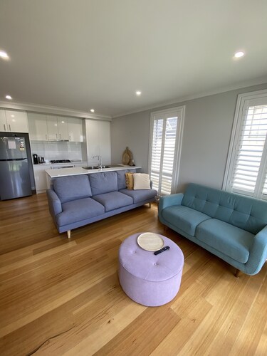 Beautiful 2 Story White Weatherboard townhouse