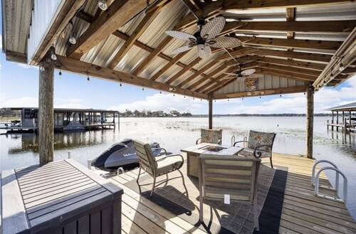 Beautiful Sunsets with Pool & Dock on Lake Weir
