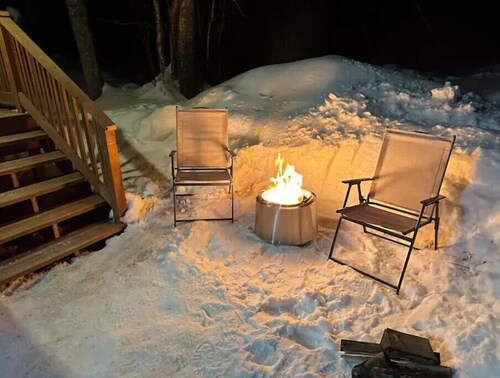 Talkeetna Tiny House Cabin Aspen Fire-pit/ski/bike/multi-use trails