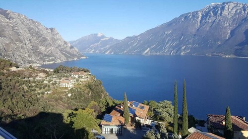 Ferienwohnung mit 2 Schlafzimmern in Tremosine mit mega Blick auf den Gardasee