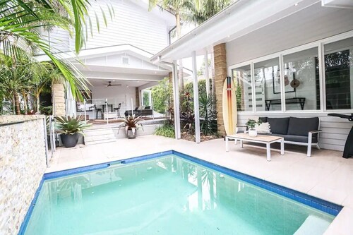 Avalon Beach Coastal Sanctuary with Pool & Indoor Fireplace