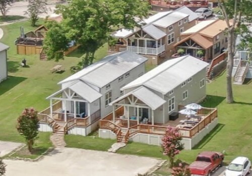 Greek Inspired Lakefront Cottage