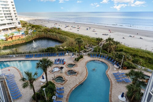 AUGUST DEALS! OCEANFRONT at Wyndham's Sea Watch Resort-Largest 2 bed/2 bath!