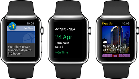 Apple Watch Expedia App