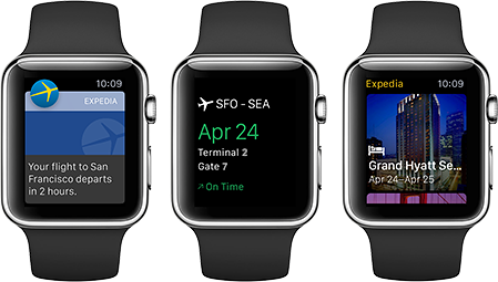 Apple Watch Expedia App
