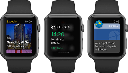 Apple Watch Expedia App