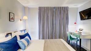 Premium bedding, minibar, in-room safe, desk