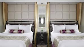 Egyptian cotton sheets, premium bedding, down duvet, pillow top beds