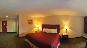 Desk, iron/ironing board, free WiFi, linens