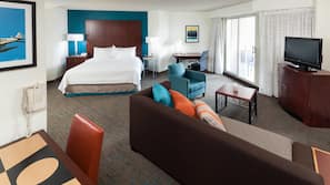 Premium bedding, pillowtop beds, desk, iron/ironing board
