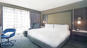 In-room safe, desk, laptop workspace, iron/ironing board