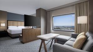 1 bedroom, premium bedding, down comforters, pillowtop beds