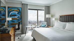 In-room safe, desk, laptop workspace, iron/ironing board