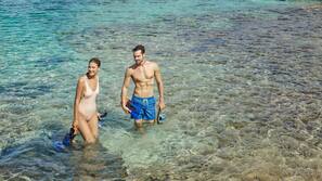 Free beach cabanas, sun loungers, beach umbrellas, beach towels