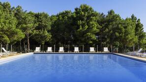 Piscina all'aperto, ombrelloni da piscina