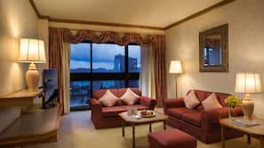 Premium bedding, minibar, in-room safe, desk