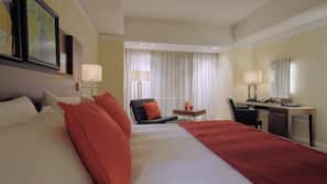 Premium bedding, pillowtop beds, in-room safe, desk