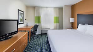 Premium bedding, pillowtop beds, in-room safe, desk