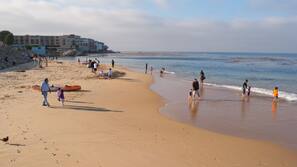 On the beach