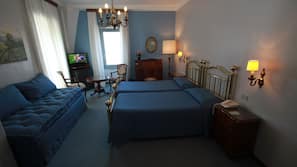 Ropa de cama de alta calidad, minibar, caja fuerte