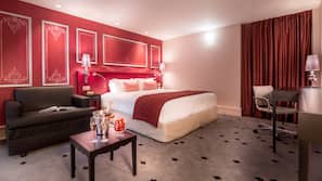 Minibar, in-room safe, desk, blackout curtains