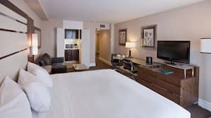 Pillow top beds, in-room safe, desk, blackout curtains
