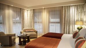 Premium bedding, minibar, in-room safe, desk