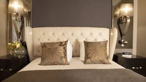 Premium bedding, minibar, in-room safe, desk