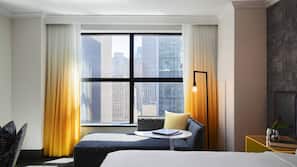 Roupas de cama premium, edredons de pluma, cofres nos quartos