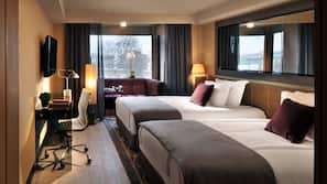 Premium bedding, pillow top beds, minibar, in-room safe