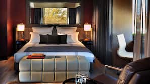 Premium bedding, pillow top beds, minibar, in-room safe