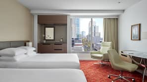 Premium bedding, pillow top beds, minibar, in-room safe