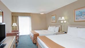In-room safe, desk, iron/ironing board, cribs/infant beds