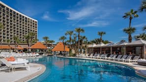 2 outdoor pools, cabanas (surcharge), pool umbrellas