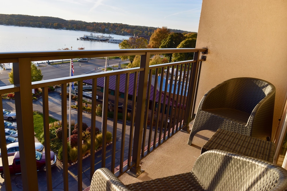 View from room, Harbor Shores on Lake Geneva