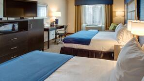 Premium bedding, pillow top beds, individually decorated