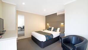 Premium bedding, minibar, in-room safe, desk