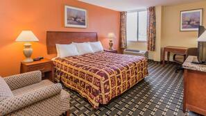 Premium bedding, in-room safe, desk, iron/ironing board