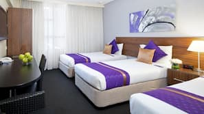 Luxe beddengoed, een kluis op de kamer, individueel gedecoreerd