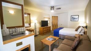 In-room safe, laptop workspace, iron/ironing board
