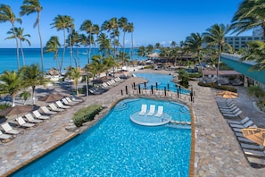 3 outdoor pools, cabanas (surcharge), pool umbrellas