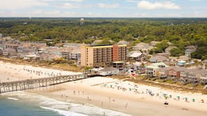 On the beach, white sand, beach bar