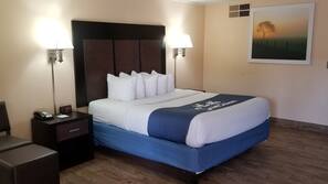Desk, iron/ironing board, cribs/infant beds, rollaway beds