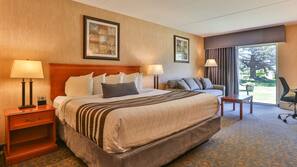 1 bedroom, premium bedding, pillowtop beds, individually decorated