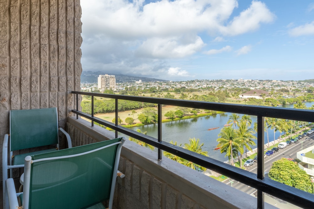 View from room, Waikiki Sand Villa Hotel