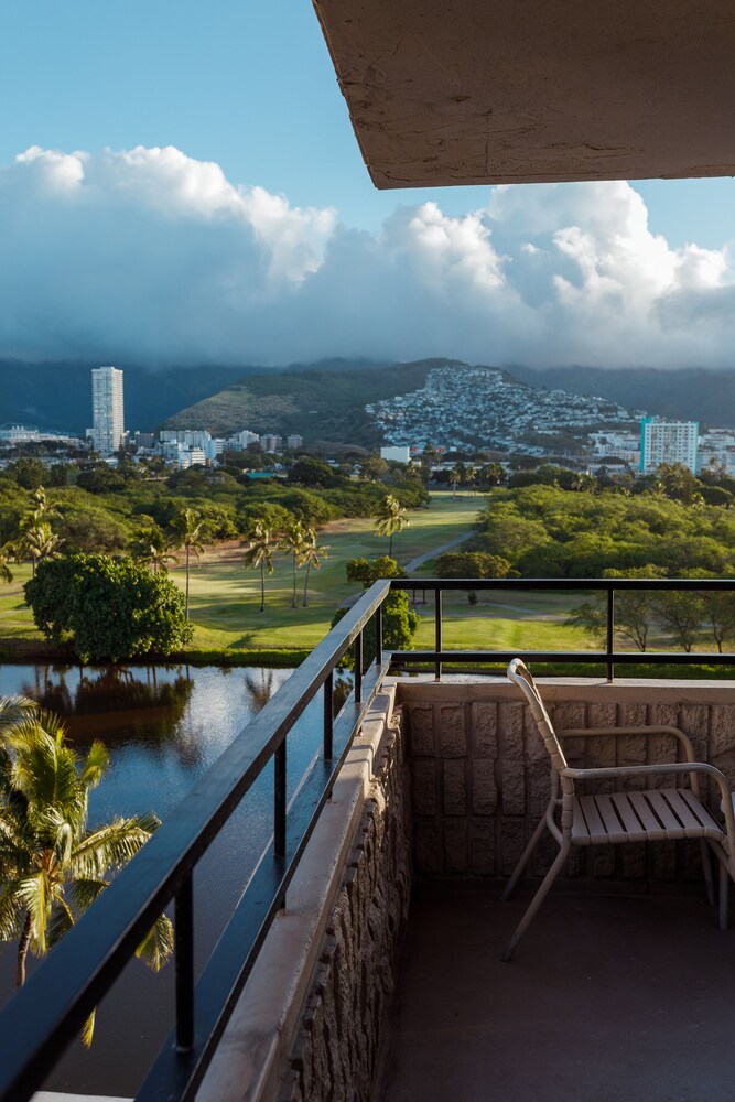 View from room, Waikiki Sand Villa Hotel