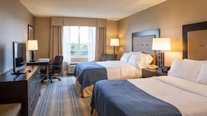 Premium bedding, in-room safe, desk, blackout drapes