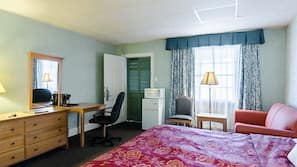 Premium bedding, desk, soundproofing, iron/ironing board